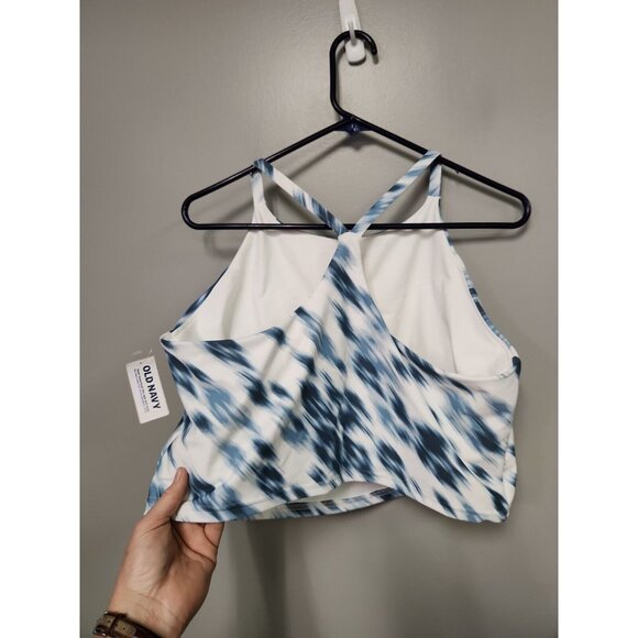 old navy active powersport sports bra XXL light support built in bra nwt racerb - Picture 4 of 5